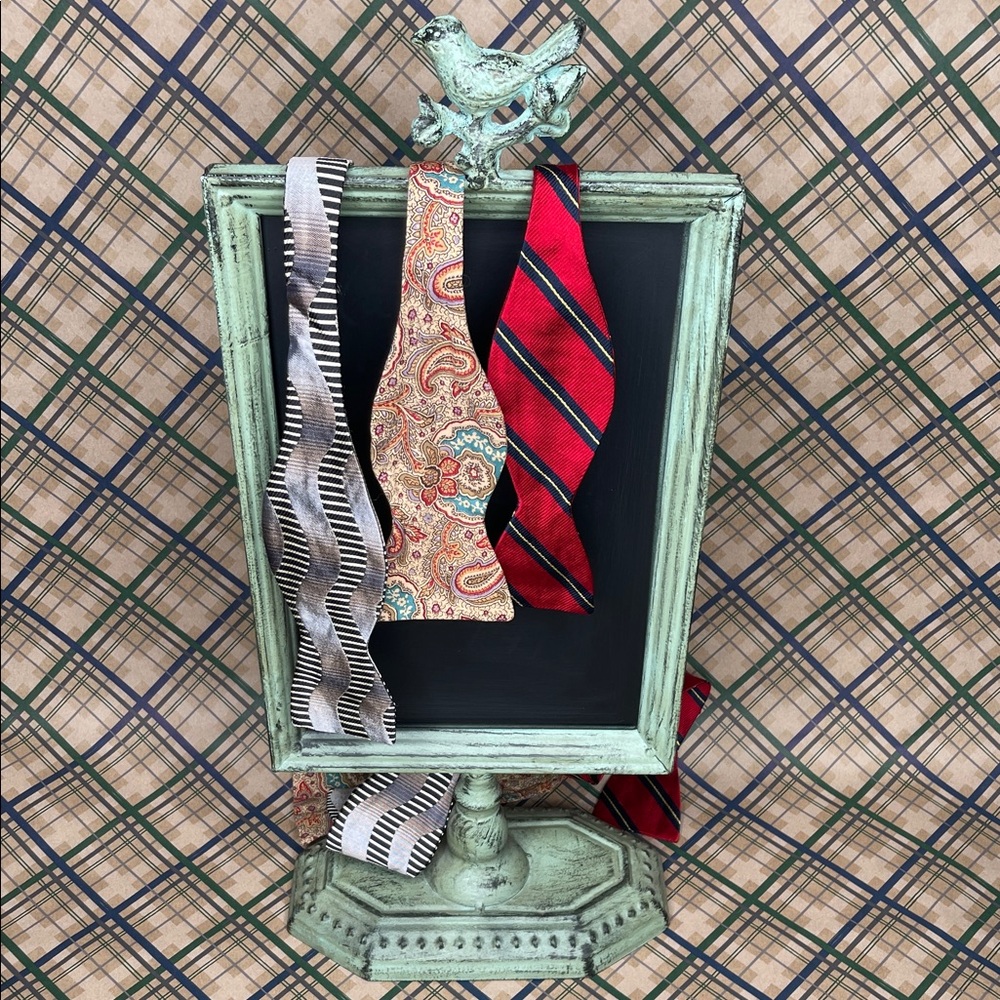 Vintage The Original Adjustolox Tie paisley and striped bundle